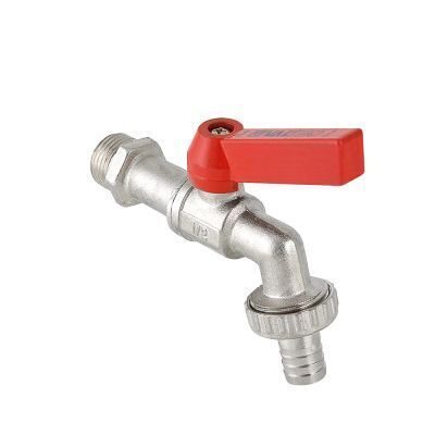 Кран шар. 1/2" нар.водоразборный со штуцером VALTEC