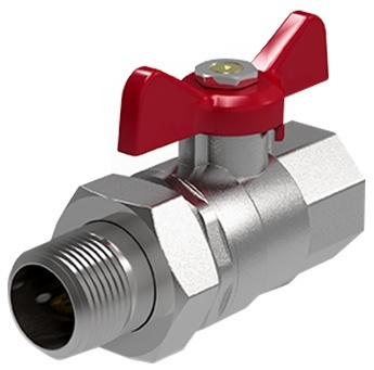 Кран шар. с полусгоном 1/2" вн.-нар. OPTIMAL Royal Termo