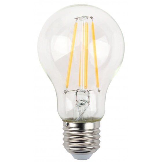 Лампа светодиодная F-LED A60-7w-827-E27 нить накала светодиодная ЭРА